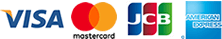 VISA・mastercard・JCB・AMEX